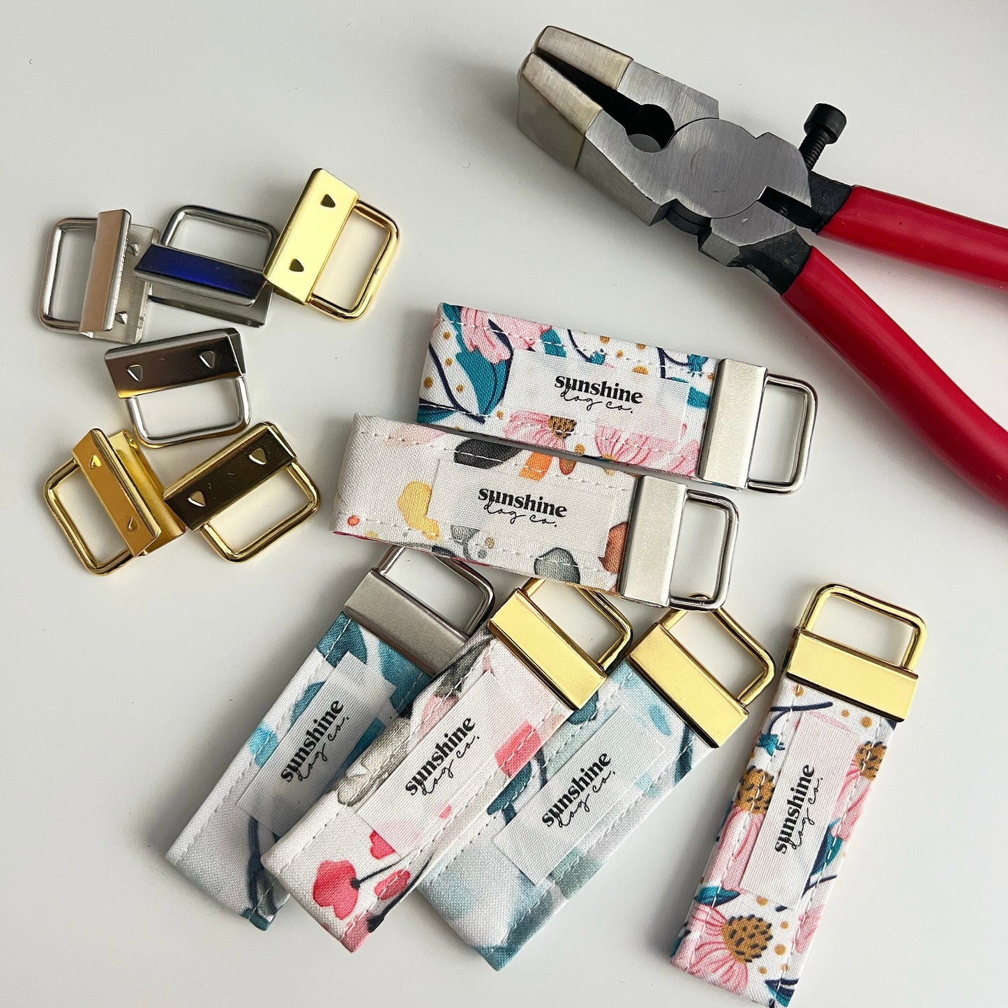 Key Fob / Wristlet Key Chain - Wild Grasses