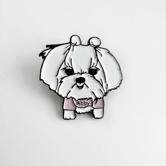 Abby Enamel Pin - 100% of Proceed Will be Donated to Pet Partners